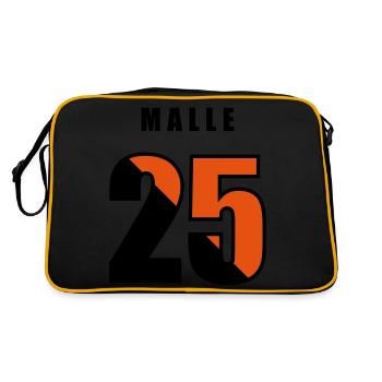 Malle 2025 - Sac Retro - noir/or - Dos