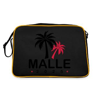 Malle 2025 - Sac Retro - noir/or - Dos