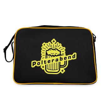 Bachelor Party Wedding Bachelor - Retro Bag - black/gold - Back