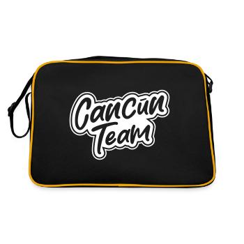 Cancun Team - Retro Bag - black/gold - Back