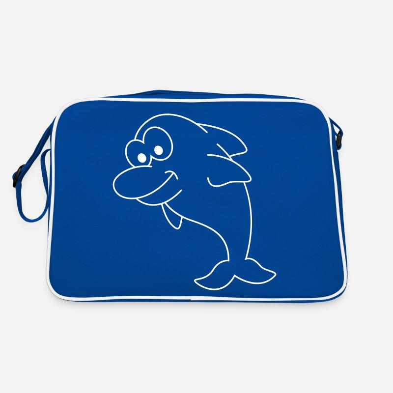 Delfin Comic Tier Retro Tasche