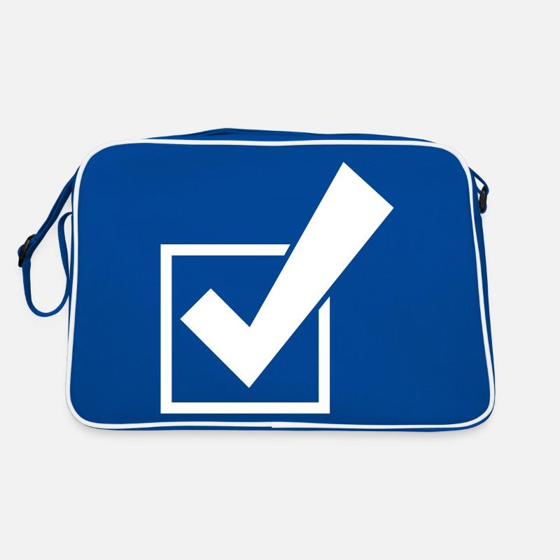 Tick Select Tick Symbol Retro Bag