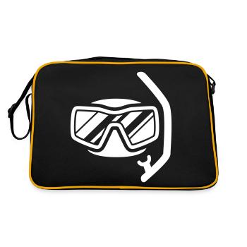 Diving goggles Silhouette - Retro Bag - black/gold - Back