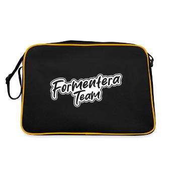 Formentera Team - Retro Bag - black/gold - Back