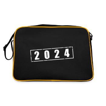 Année 2024 - Sac Retro - noir/or - Dos