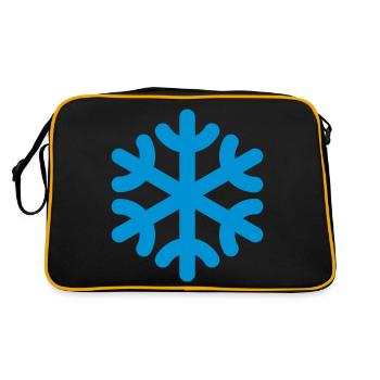 Flocon de neige / flocon de neige - Sac Retro - noir/or - Dos