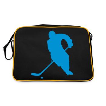 Hockey sur glace - Sac Retro - noir/or - Dos