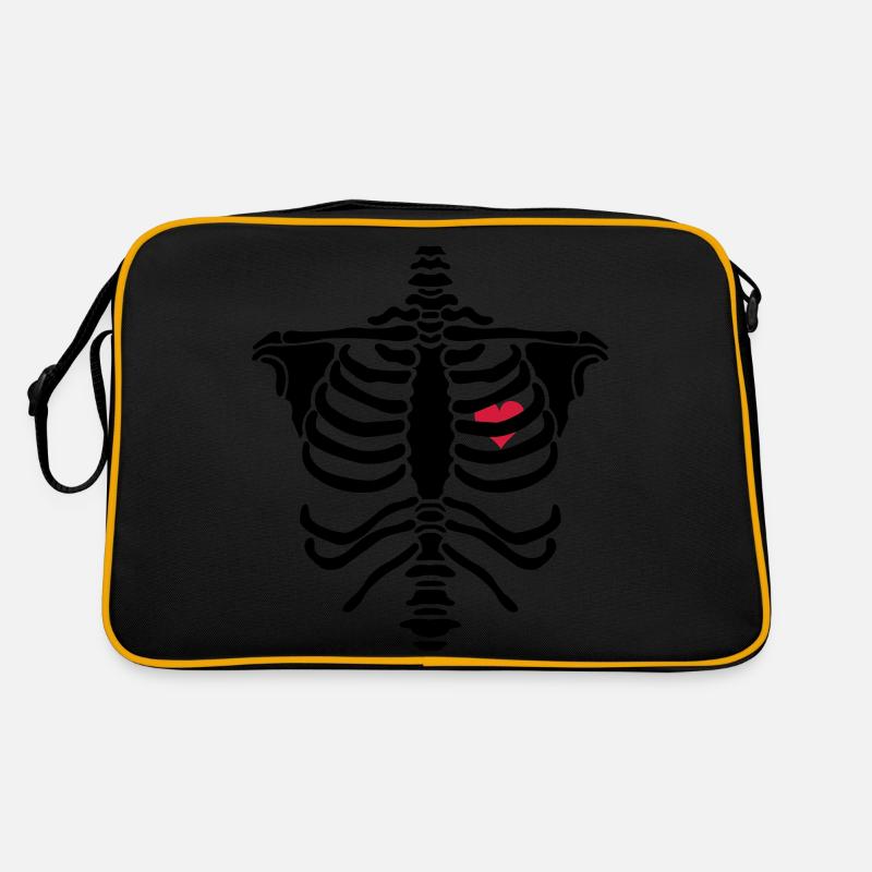 skelett2 Retro Tasche