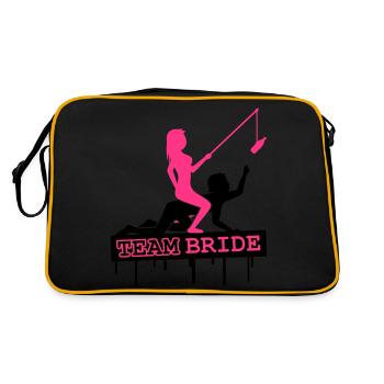 Team Bride - Sac Retro - noir/or - Dos
