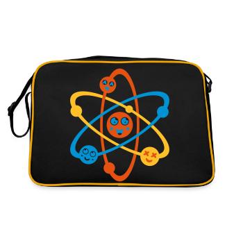 Cute Physics - Retro Bag - black/gold - Back