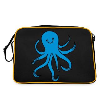 Octopus Octopus - Retro Bag - black/gold - Back