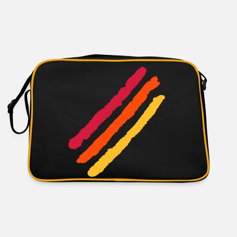 Couleurs Stripe Design / Drapeau vectoriel Sac Retro