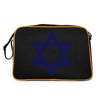 ISLAM, demi-lune, chrétien, église, Turquie, - Sac Retro - noir/or - Dos