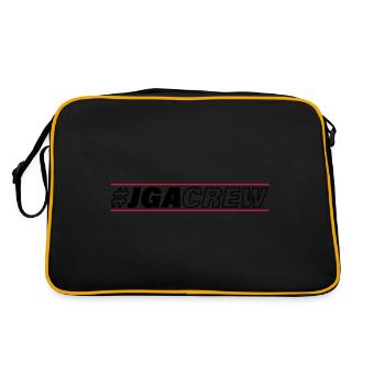 Bachelor Party Bachelor Crew Saying - Retro Bag - black/gold - Back