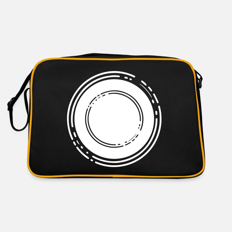 Circle empty symbol placeholder Retro Bag