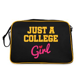Juste une collégienne - Sac Retro - noir/or - Dos