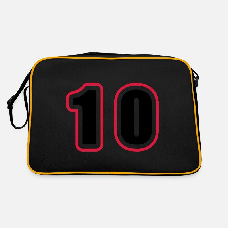 10 Nombre Collège Sac Retro