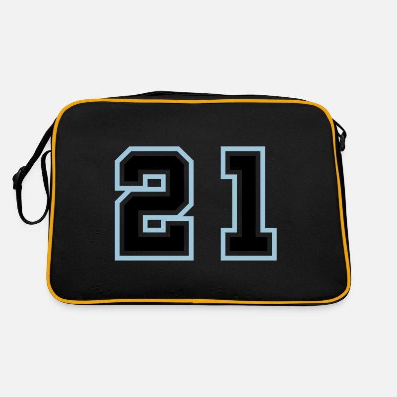 21 Symbole numérique Sac Retro