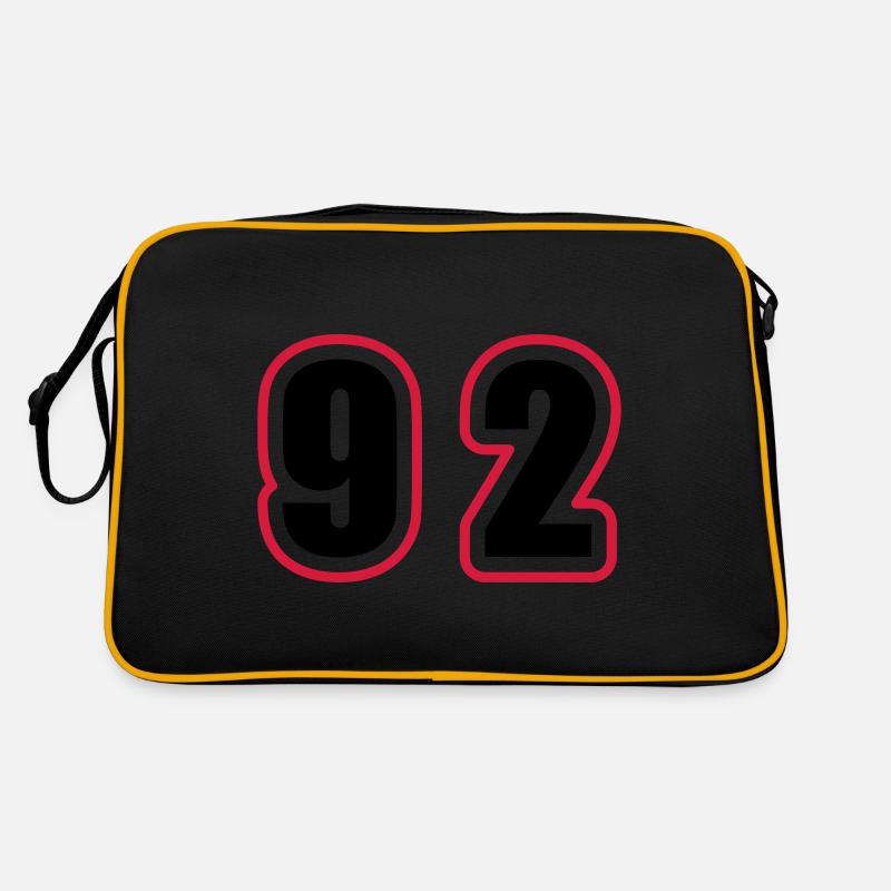 92 Zahl College Retro Tasche