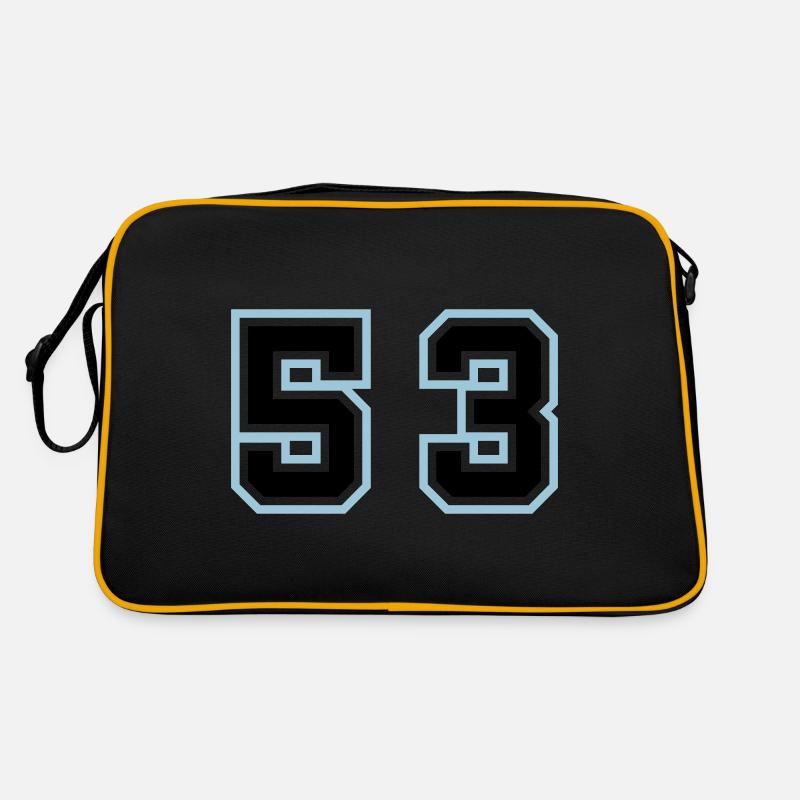 53 Symbole numérique Sac Retro