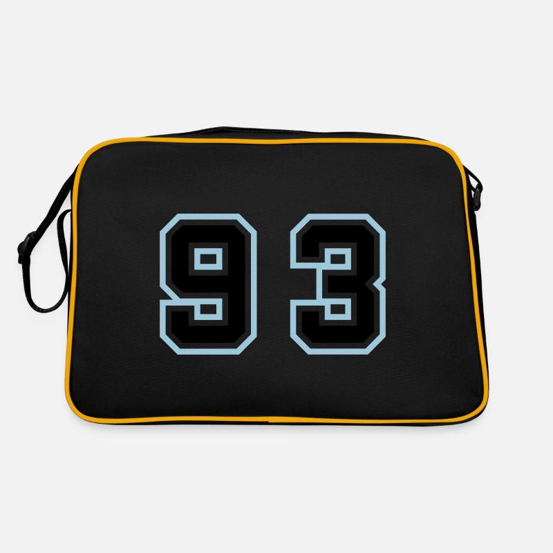 93 Symbole numérique Sac Retro