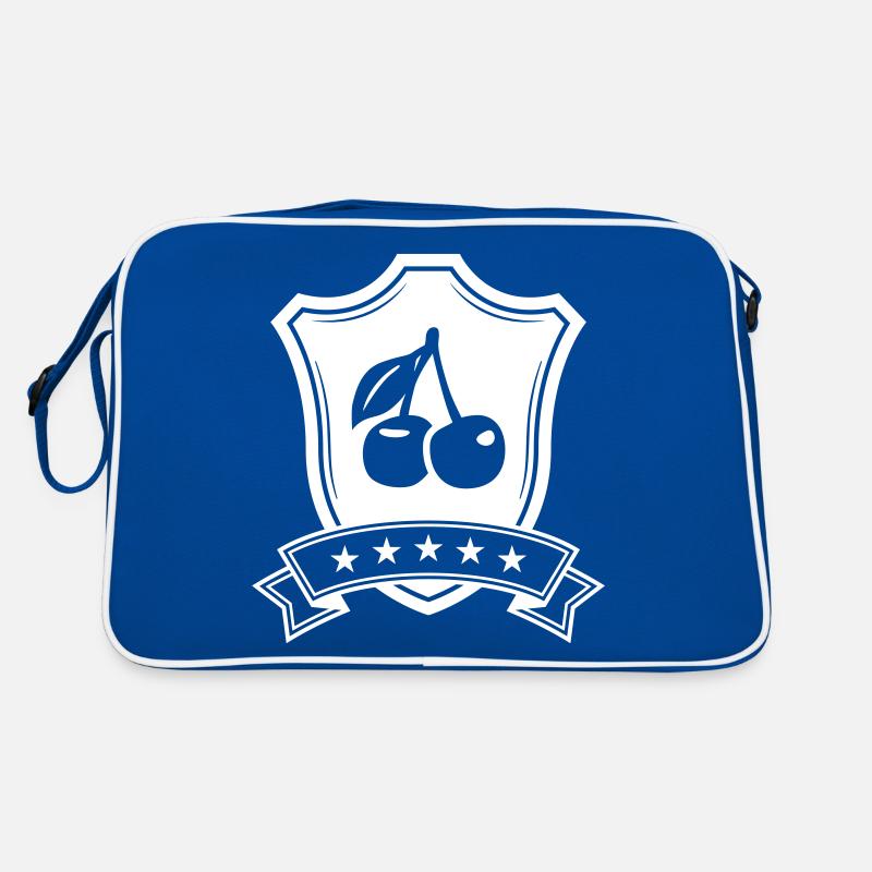 Kirschen schild Retro Tasche