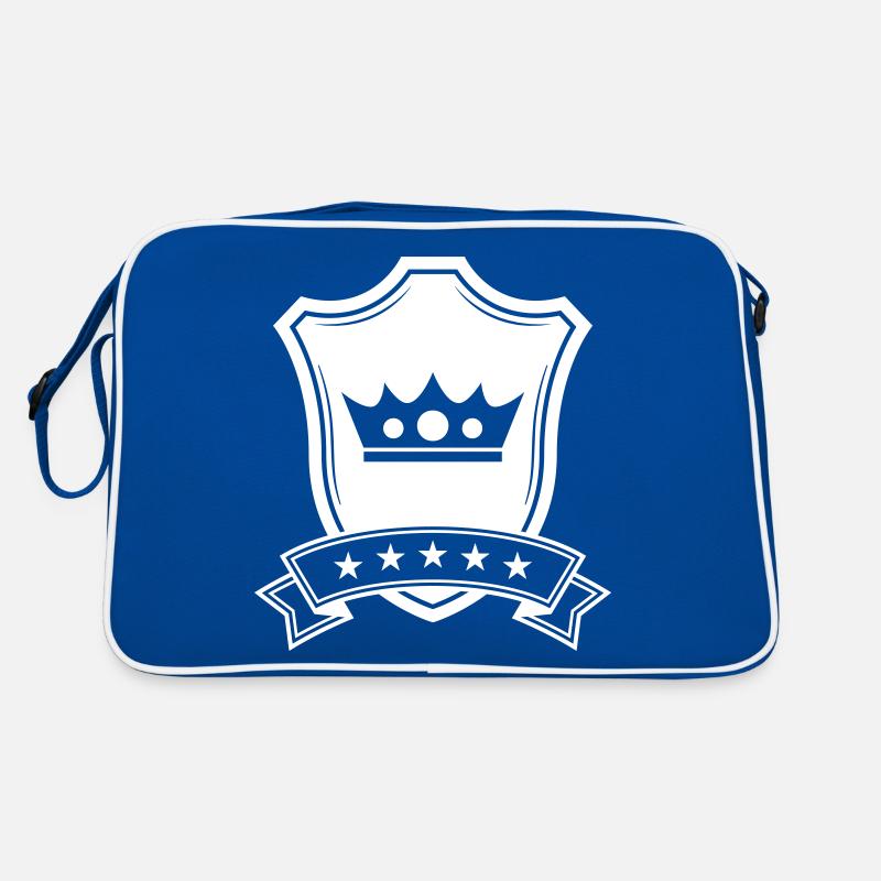 Krone Wappen Retro Tasche