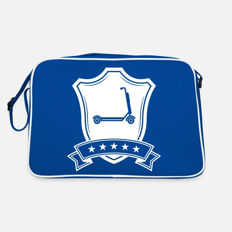 E-roller Wappen Retro Tasche