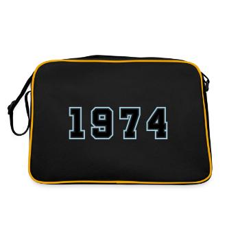 1974 Année Anniversaire - Sac Retro - noir/or - Dos