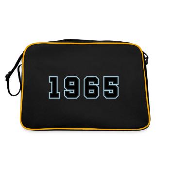 1965 Année Anniversaire - Sac Retro - noir/or - Dos