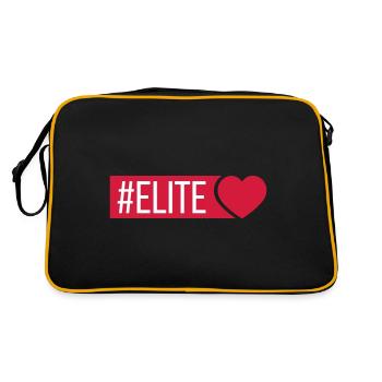 Elite Heart - Retro Bag - black/gold - Back