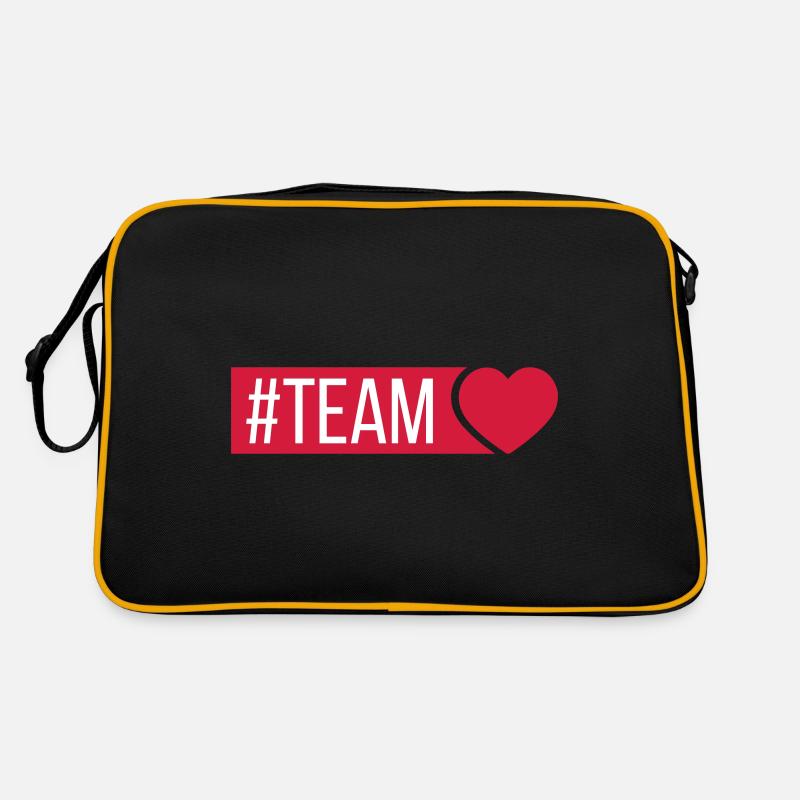 Team Herz Retro Tasche