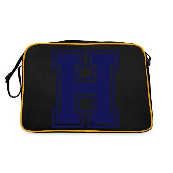 h - Sac Retro - noir/or - Dos