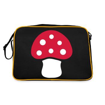 Toadstool - Retro Bag - black/gold - Back