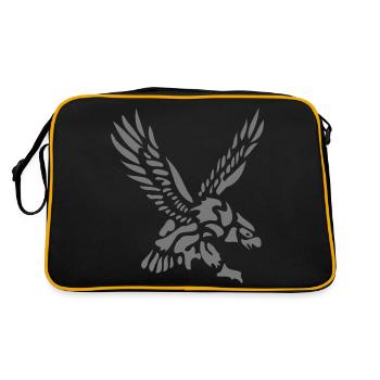 aigle eagle - Sac Retro - noir/or - Dos