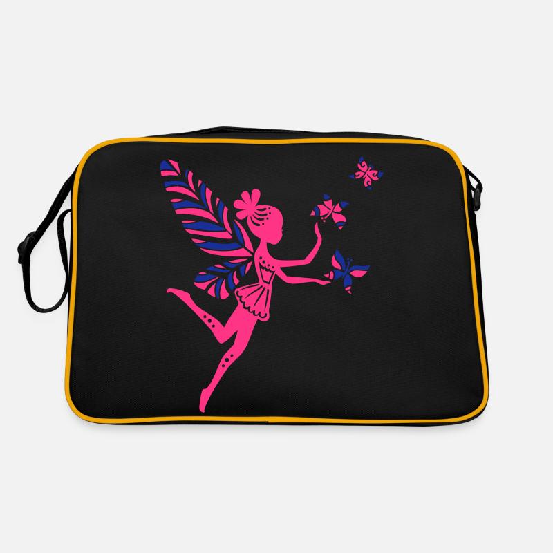 Fée, Pixie, Elfe, étoile, magie, imagination, été Sac Retro