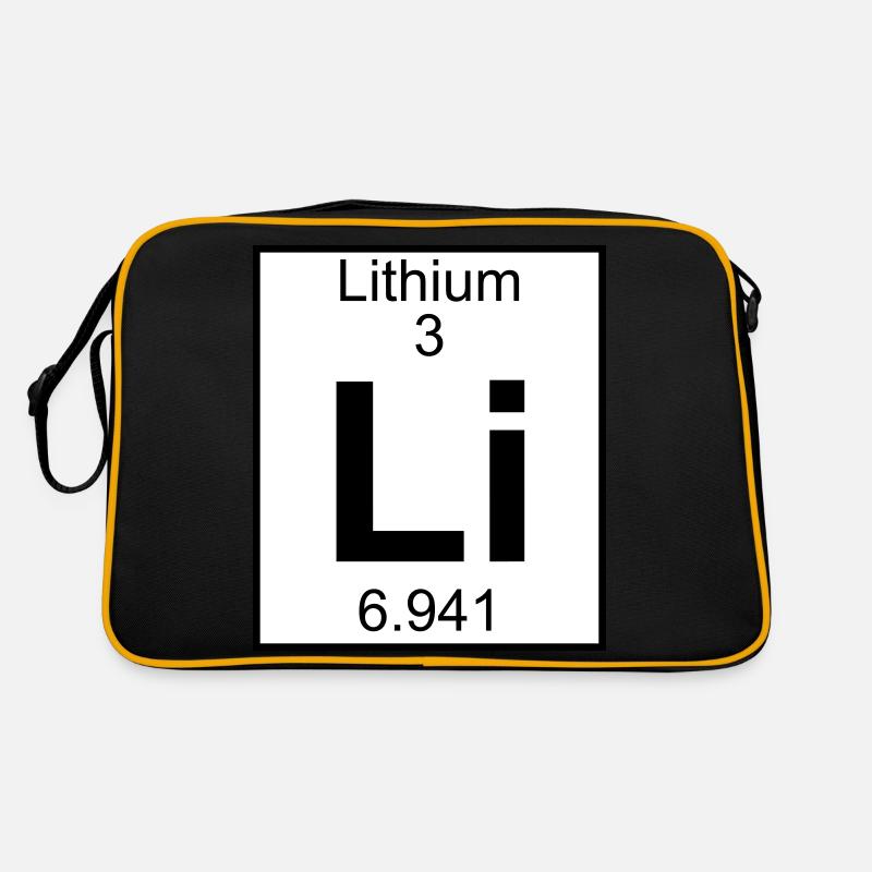Lithium (Li) (element 3) Retro Bag