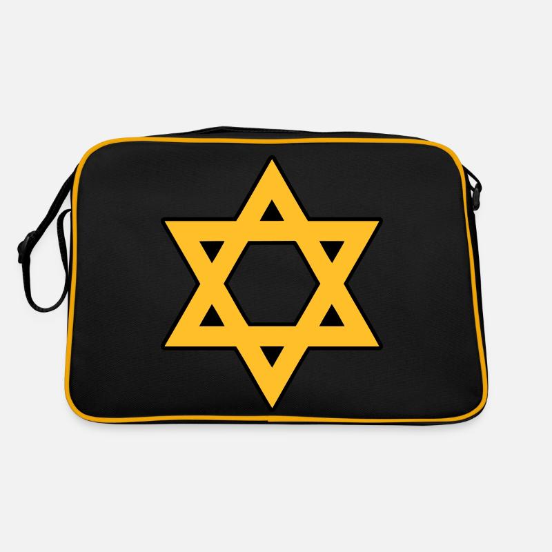 David Stern - Retro Tasche - Schwarz/Gold