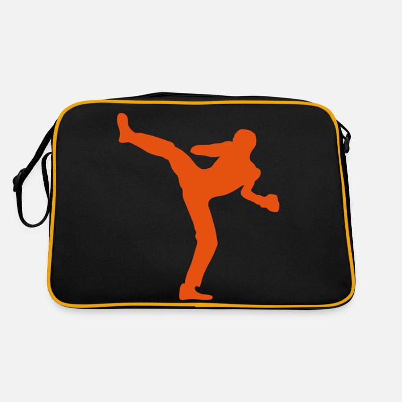 boxe francaise savate - Sac Retro - noir/or