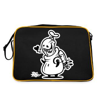 ei8ht-bot heart - Retro Bag - black/gold - Back