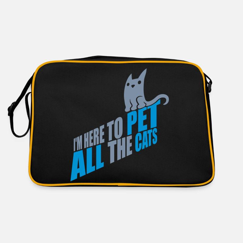 Pet All The Cats Retro Bag