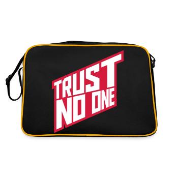 ne faites confiance à personne pour ne citer - Sac Retro - noir/or - Dos