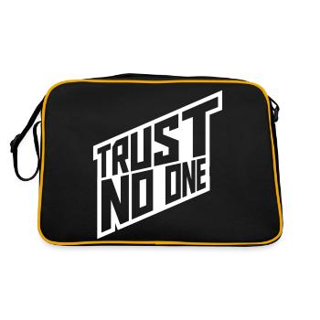 ne faites confiance à personne pour ne citer - Sac Retro - noir/or - Dos