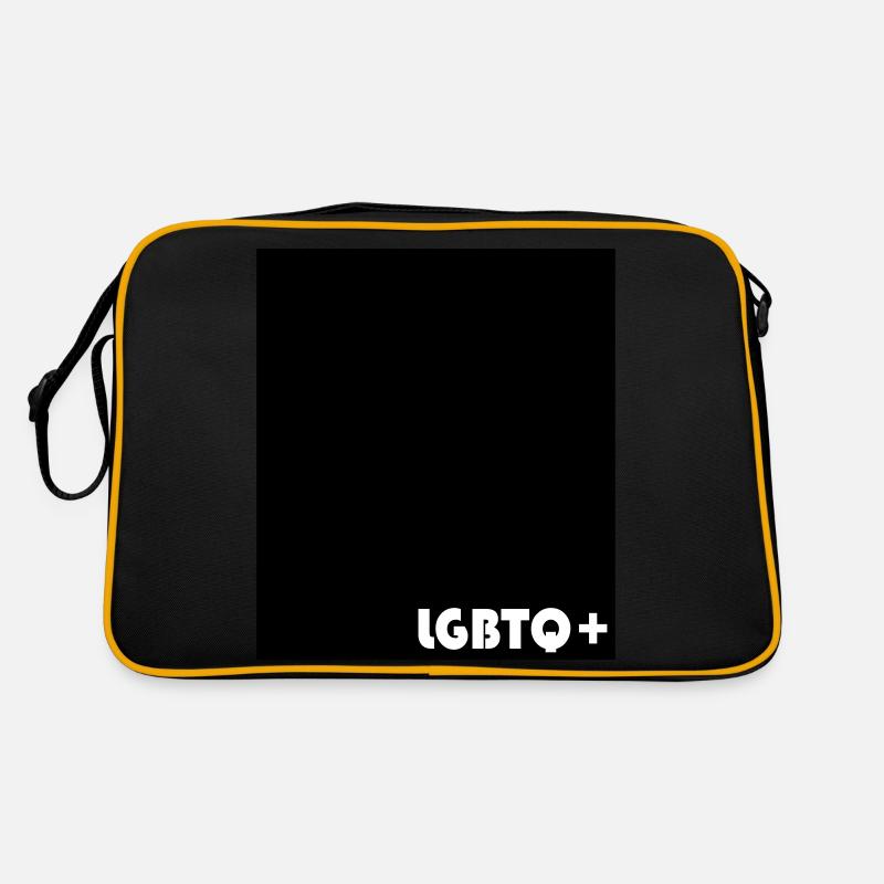 LGBTQ+ - Retro Tasche - Schwarz/Gold