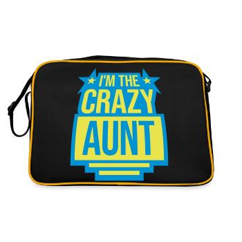 at The Crazy Aunt - Retro Bag - black/gold - Back