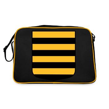 Rodent land - Retro Bag - black/gold - Back