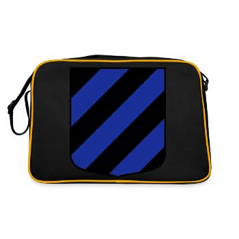 Bleu-noir - Sac Retro - noir/or - Dos