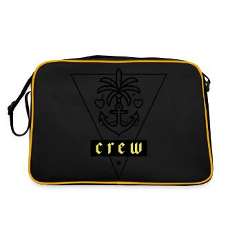 Crew Anchor Love Vacation - Sac Retro - noir/or - Dos