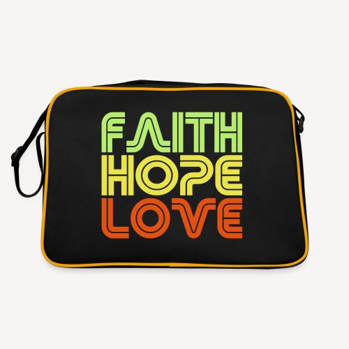 FAITH HOPE LOVE - Retro Bag