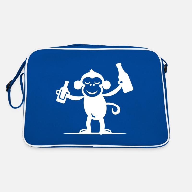 Fête Singe Drôle Sac Retro
